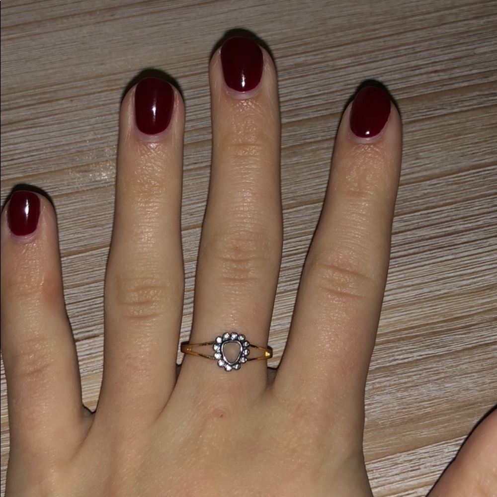 Gold Heart Ring